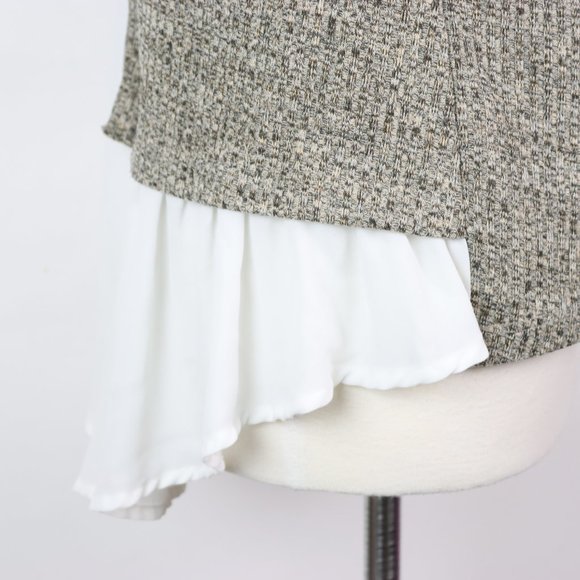 Altar'd State Womens Large Ribbed Knit Faux Layered Shirt - Picture 4 of 5